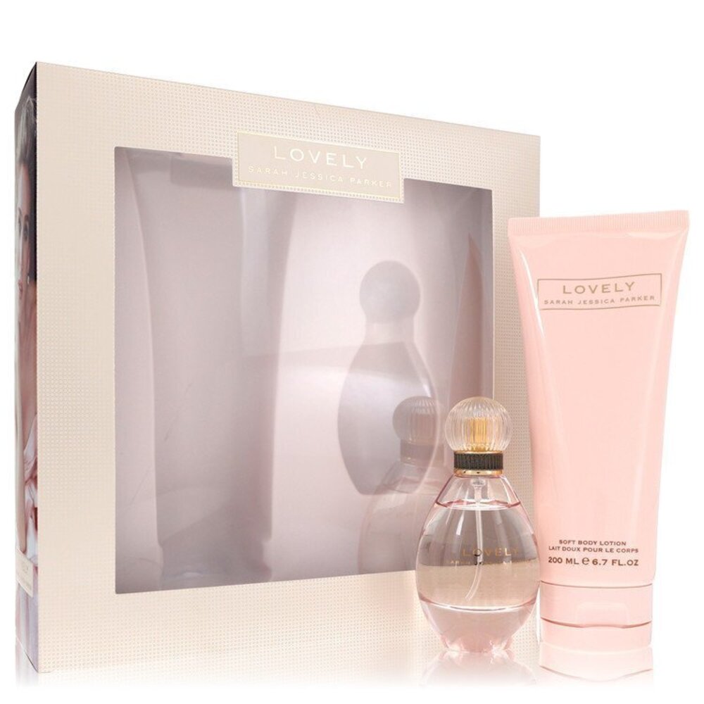 Lovely by Sarah Jessica Parker Gift Set -- 1.7 oz Eau De Parfum Spray + 6.7 oz B